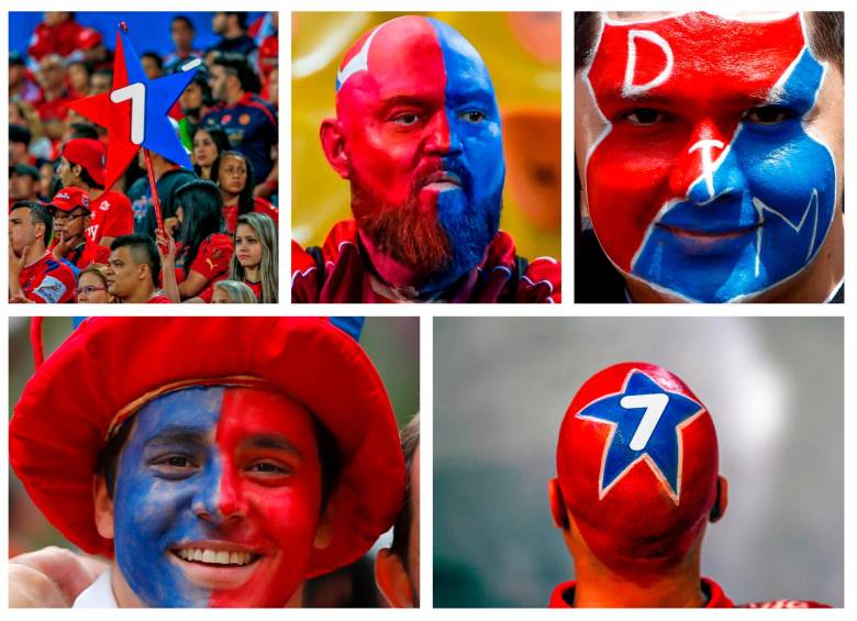 La ilusión de los hinchas del Medellín es grande para superar al Junior y obtener su séptima estrella. FOTOS JUAN ANTONIO SÁNCHEZ