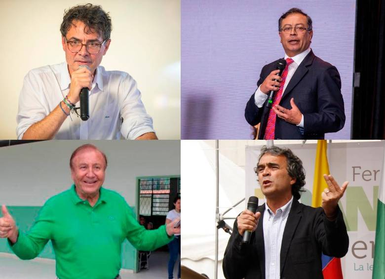 A la campaña de Gustavo Petro le gusta Alejandro Gaviria, mientras se termina de destruir la posible alianza entre Rodolfo Hernández y Sergio Fajardo. FOTOS: COLPRENSA
