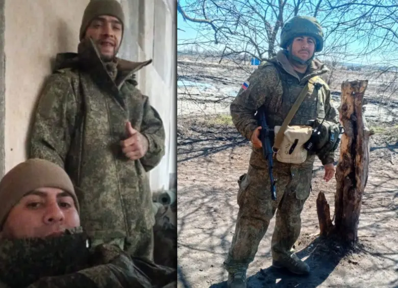 A la izquierda, Dilmar Estiven Restrepo junto a su amigo Juan Esteban Atehortúa. A la derecha, Dilmar, a quien su mamá pide ayuda para dar con su paradero. Foto: cortesía.