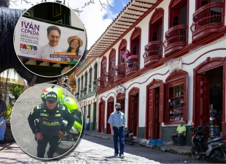 Aunque el presidente Gustavo Petro ordenó investigar el hecho por posible constricción irregular, el retiro se ordenó por un decreto que busca proteger el Centro Histórico como Bien de Interés Cultural. Fotos: Jaime Pérez Munévar, ilustración generada con IA y captura del video.