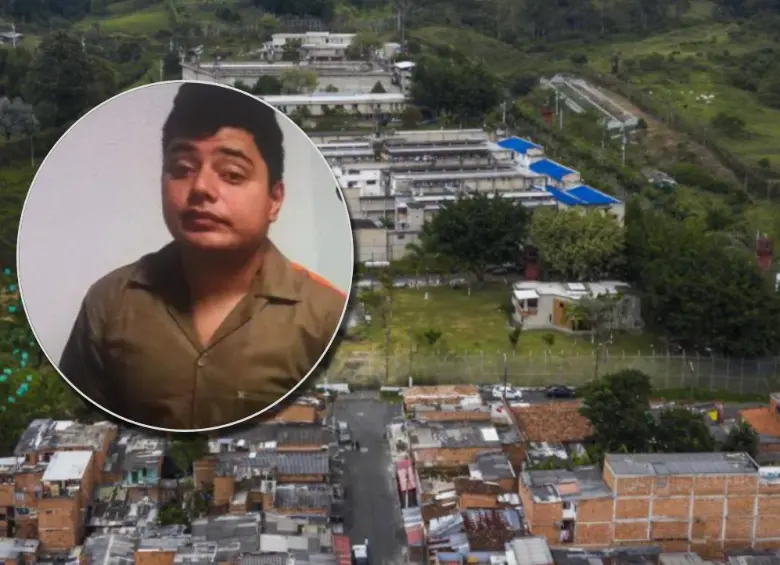 Alias “Pocho” fue trasladado de la Cárcel de Itagüí después de la polémica fiesta. Foto: EL COLOMBIANO y cortesía.