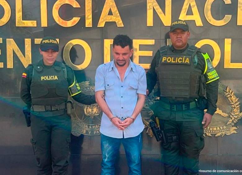 Libar Ropero Mandon se entregó a las autoridades, que lo buscaban por presunto abuso sexual en Puerto Asís. FOTO: Cortesía Fiscalía