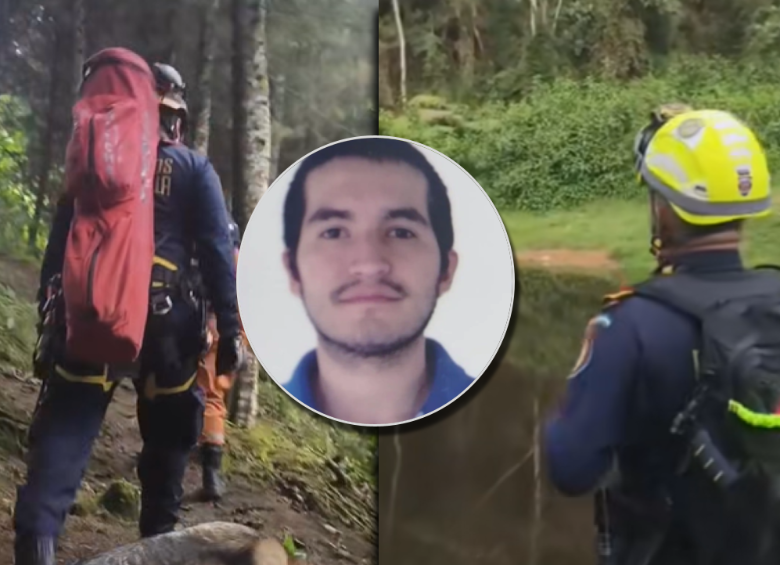 El estudiante fue reportado como desaparecido desde el pasado jueves 11 de junio. Foto: cortesía Bomberos de La Estrella.