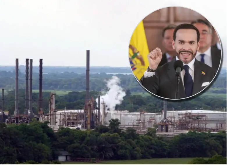 El presidente Abelardo de la Espriella denunció el robo de miles de barriles de productos del petróleo refinados (gasolina, diésel, nafta). Fotos: Colprensa