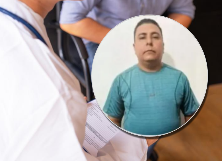 El hombre, identificado como Andrés Mauricio Toro Meneses, completó más de una década suplantando a un profesional de la salud en varios municipios de Antioquia. Fotos: cortesía.