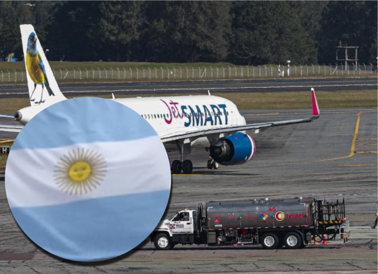 JetSMART abrió una ruta directa de vuelos entre Medellín y Buenos Aires, Argentina. Foto: EL COLOMBIANO y cortesía.