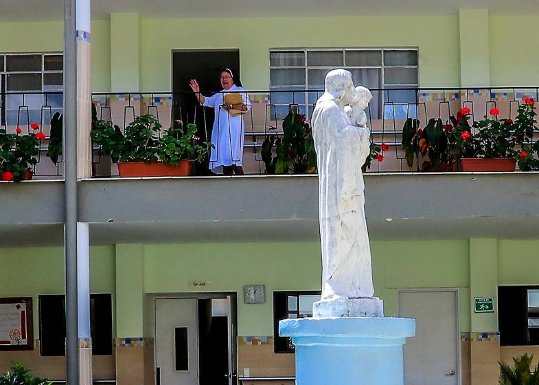 Las hermanas de San Pedro Claver dejan un refugio en el que estuvieron durante 62 años. FOTO jaime pérez