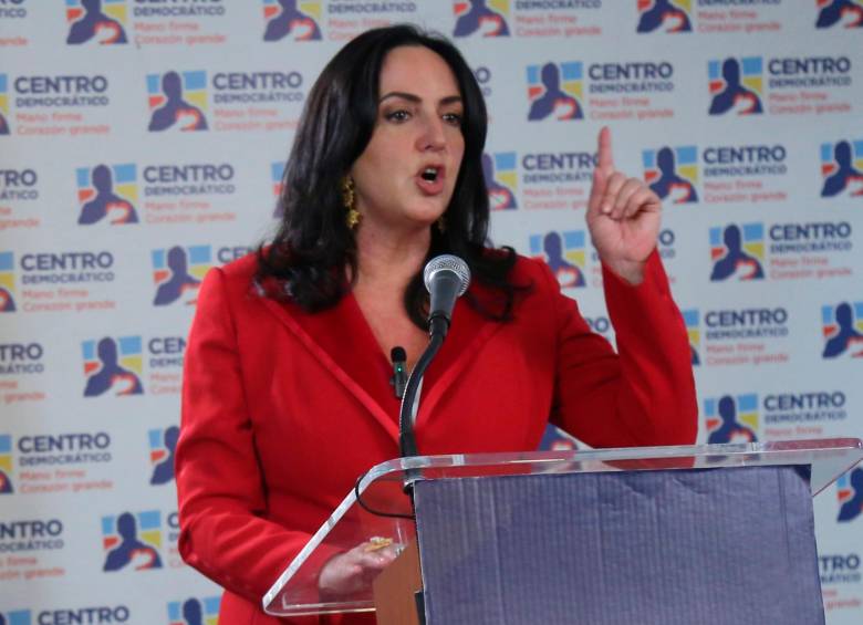 La senadora María Fernanda Cabal asegura que quiere ser la primera mujer presidenta de Colombia. En 2026 podría ir por su segunda precandidatura por la Casa de Nariño. FOTO Colprensa