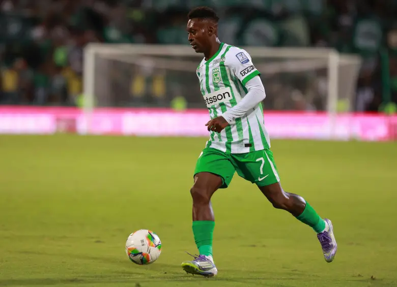 Marlos Moreno, otra alternativa que tiene Diego Arias para el ataque de Nacional. FOTO MANUEL SALDARRIAGA