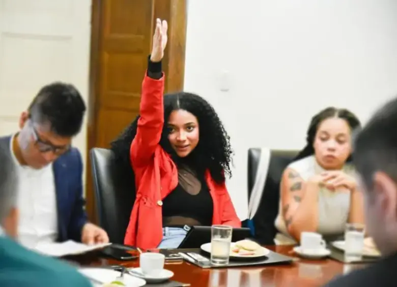 Juliana Guerrero, luego del anuncio de la Fundación Universitaria San José, podría quedar sin título universitario. Foto: Colprensa. 