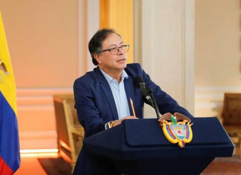 Gustavo Petro, presidente de la República. Foto: Colprensa