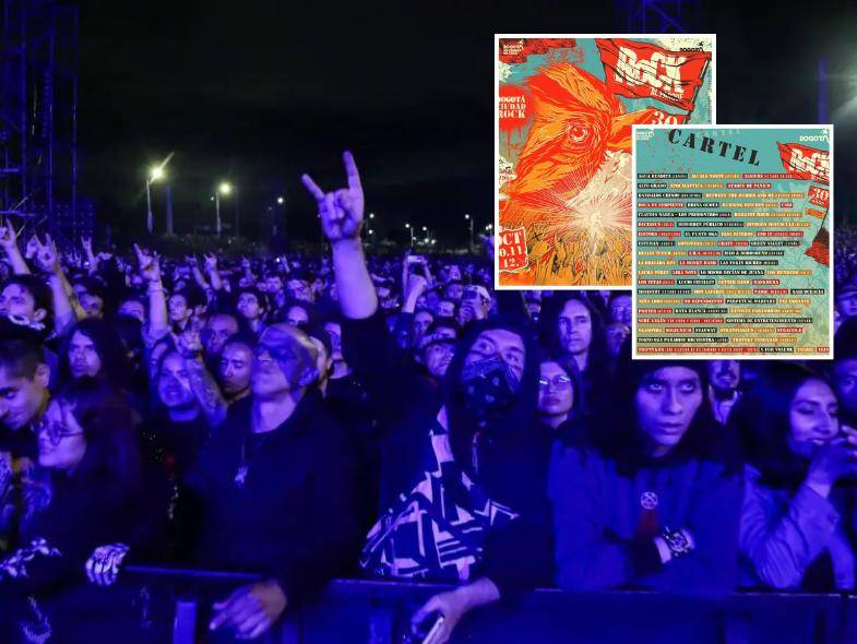 Rock al Parque 2026 se realizará el 10, 11 y 12 de octubre en el Parque Simón Bolívar de Bogotá, D.C. FOTO: Colprensa / Tomado de Instagram: @rockalparqueoficial