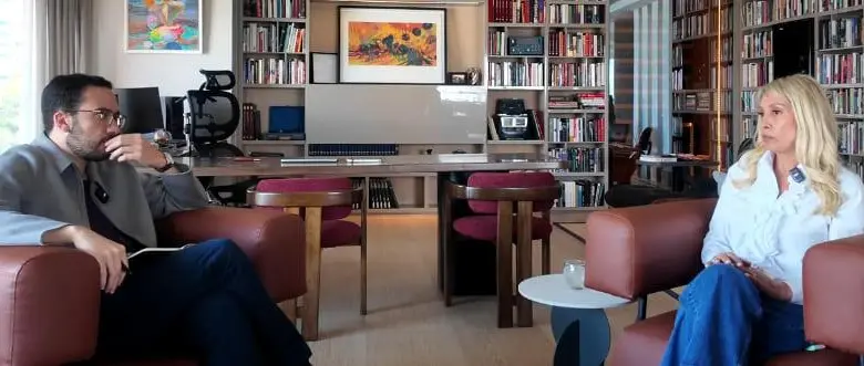 Karen Santos en entrevista con <i>Cambio</i>. FOTO: captura de pantalla.