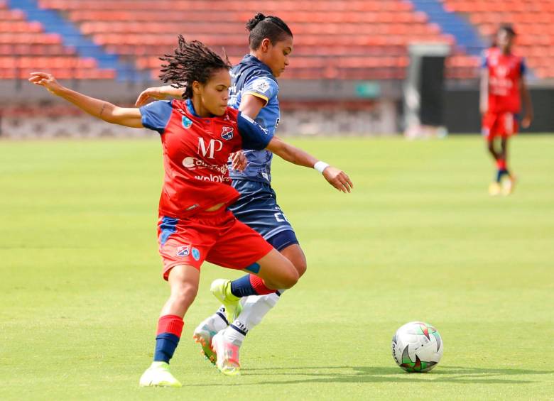 Greicy Landázuri es una de las jugadoras más técnicas y con mayor experiencia entre las llamadas por Carlos Paniagua. Admira a Cristiano Ronaldo y tiene gran talento. FOTO dimayor 
