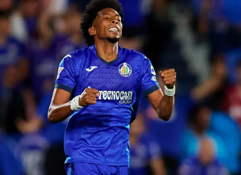 Johan Mojica brilló en su estreno con Getafe y puso un pie en la fase de liga de la Conference. FOTO: PÁGINA OFICIAL DEL GETAFE