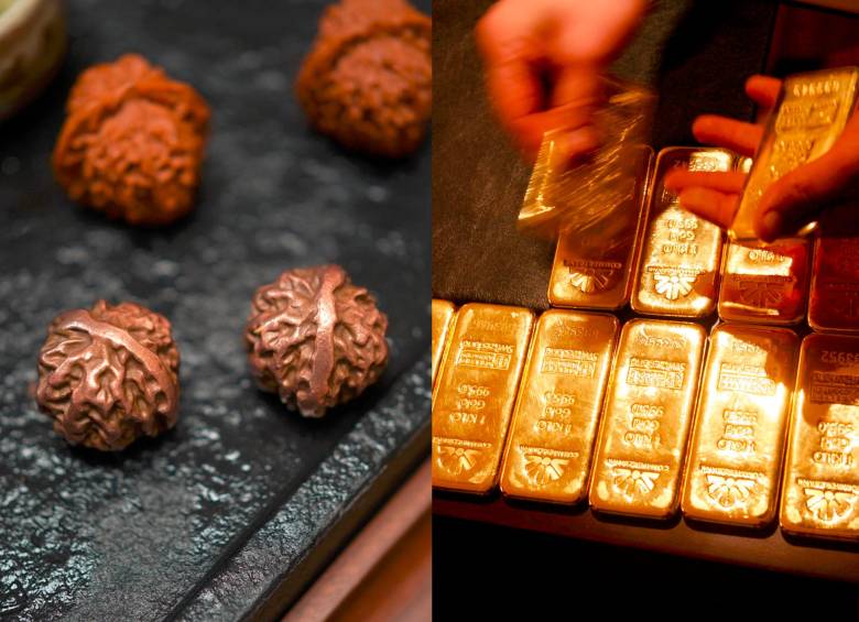 El oro, la plata y el cobre. FOTO GETTY Y PIXABAY