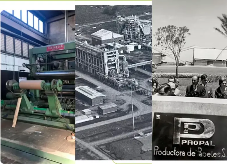 La planta de Propal en Yumbo fue durante décadas el corazón de la producción nacional de papel para impresión y escritura elaborado con bagazo de caña de azúcar. FOTO TOMADAS DE PROPAL