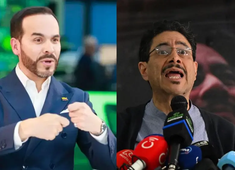 Abelardo De la Espriella e Iván Cepeda. Fotos: EL COLOMBIANO y AFP