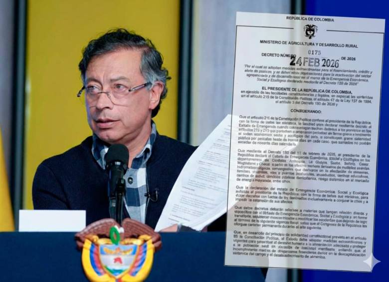 Gustavo Petro, presidente de Colombia. FOTO PRESIDENCIA.