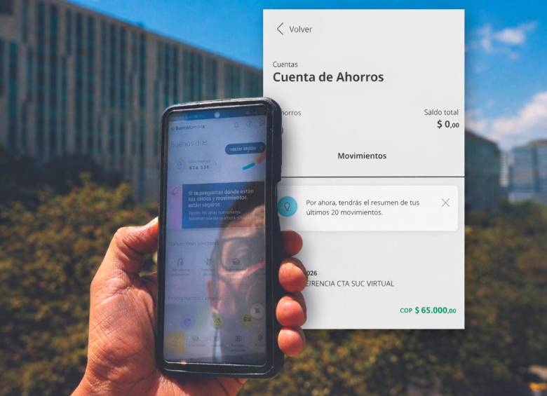 Bancolombia presenta fallas en sus servicio desde el pasado domingo. FOTO Camilo Suárez. 