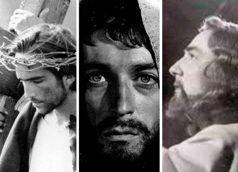 Imágenes de las cintas El evangelio según San Mateo, Jesús de Nazareth y El Mártir del Calvario. FOTO Getty 