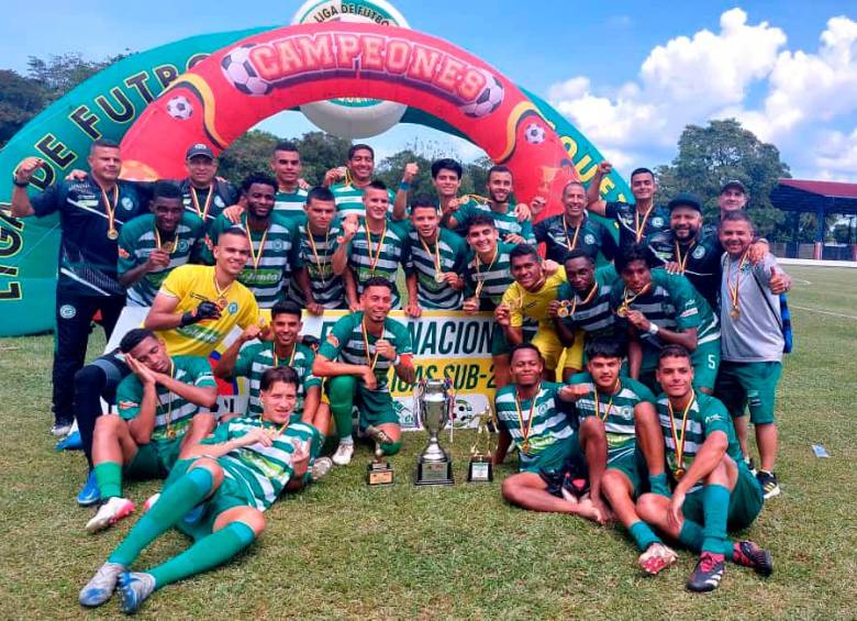 Este es el equipo antioqueño, campeón nacional sub-23. Doce clubes aportaron jugadores al proceso. FOTO cortesía LAF