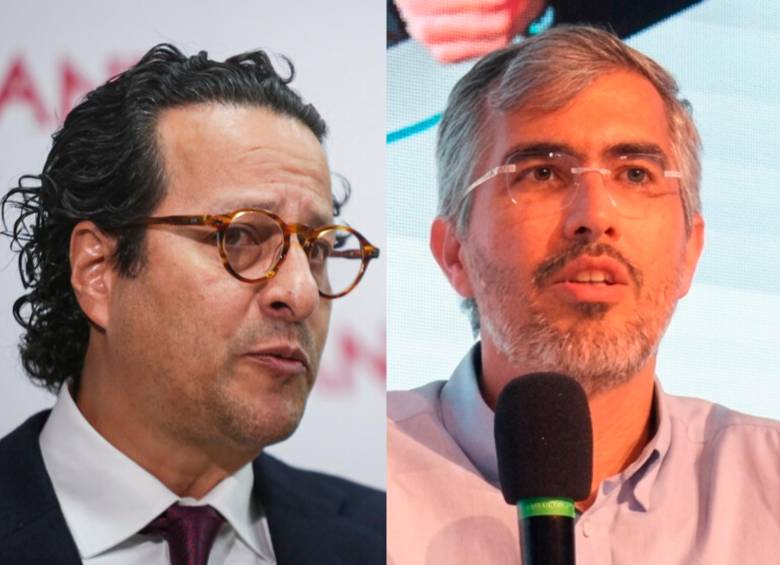 Ricardo Valencia, exdirector del Dane; Juan Manuel Alvarado, director del Dane. FOTO COLPRENSA Y REDES SOCIALES