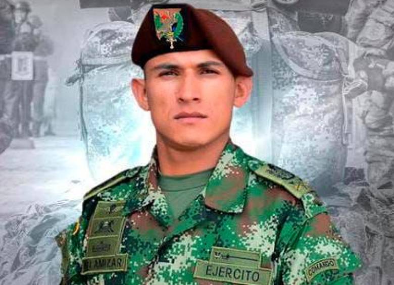 Carlos Armando Villamizar Martínez fue el soldado que murió durante el combate en Valle del Cauca. FOTO: CORTESÍA