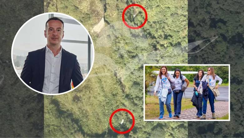 En la avioneta viajaban cinco personas: el piloto Mehmet Cankaya y cuatro profesionales de la salud identificadas como Perla Constanza Álvarez, Sandy García, María Guzmán y Yuliza Figueredo. La noticia fue confirmada por el presidente Abelardo de la Espriella. Foto: Redes sociales