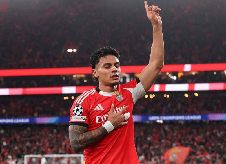 Richard Ríos, cerca de salir del fútbol portugués. FOTO AFP