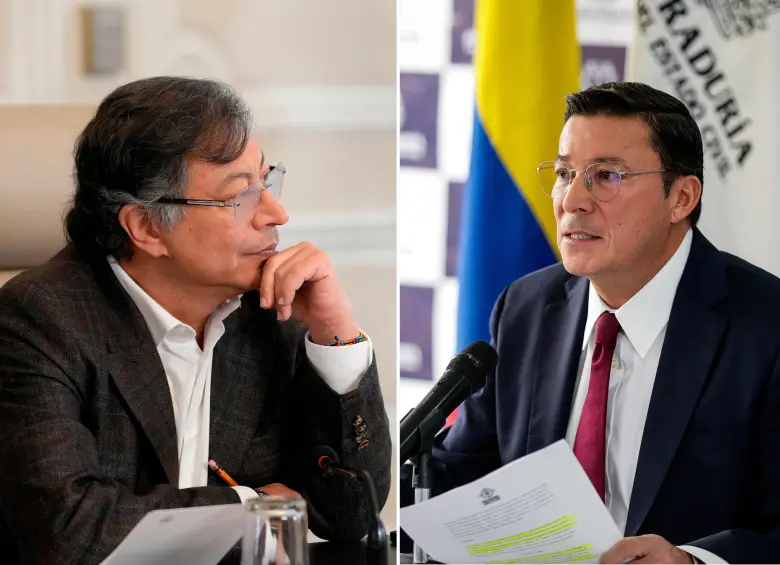 El presidente Gustavo Petro ha confrontado a la Registraduría desde hace meses. Foto: Presidencia y Colprensa