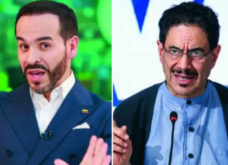 Abelardo De la Espriella e Iván Cepeda. Fotos: Manuel Saldarriaga y Colprensa