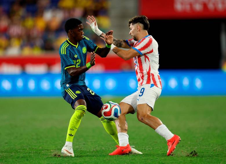 El futbolista Yáser Asprilla fue uno de los jugadores que mejor rendimiento mostró contra la Selección de Paraguay. Foto: Getty