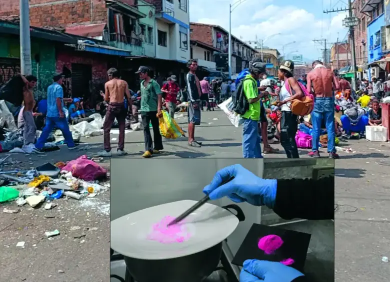 El tusi es una mezcla que varia de lote en lote, como una ruleta química. Foto: EL COLOMBIANO y AFP.