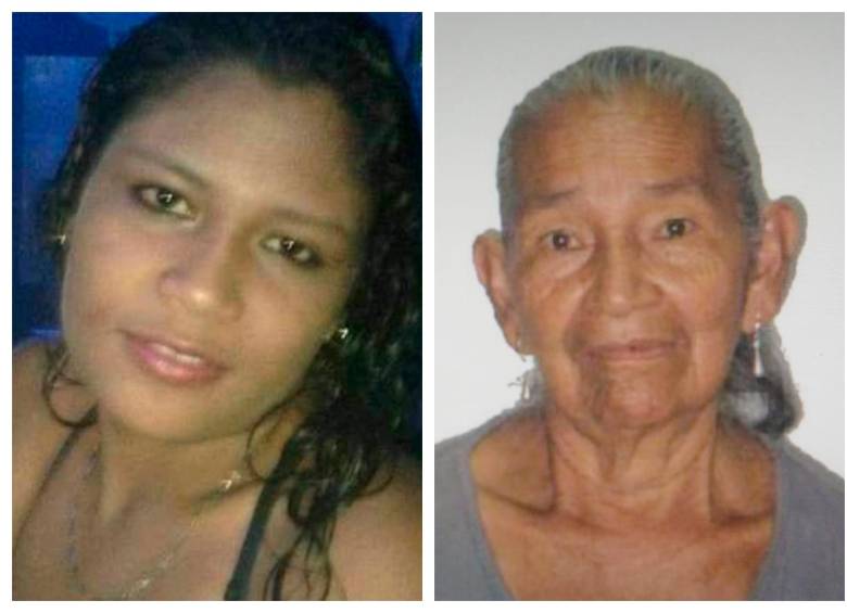 Izquierda: Yamadis Pestana Ballesteros, de 35 años, fue apuñalada en Chigorodó el 4 de febrero. Derecha: A María Ilía Méndez Yonda, de 82 años, la atacaron con arma blanca el 5 de febrero en Girardota. Capturaron a su nieto por el crimen.