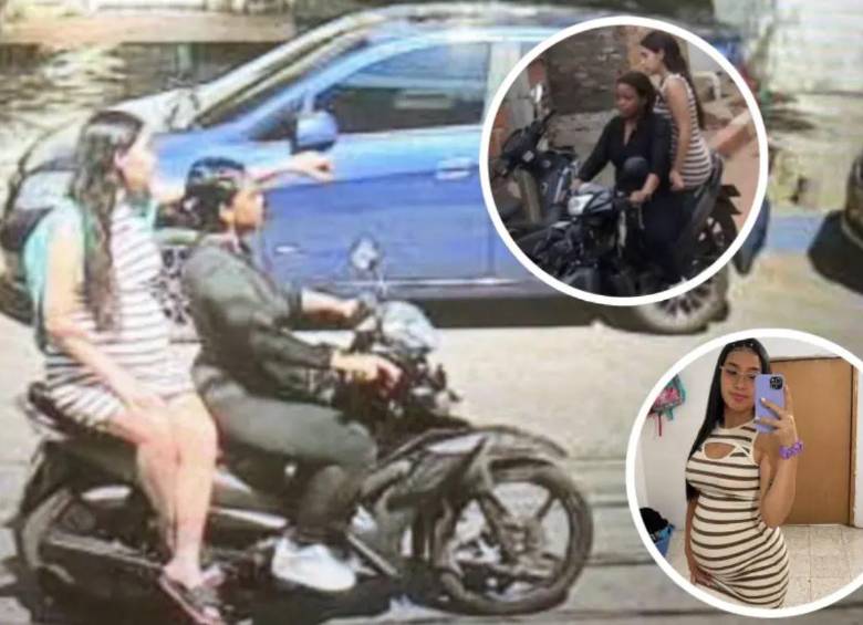Desaparecida el 16 de julio tras abordar una motocicleta, la joven de 21 años fue brutalmente asesinada y despojada de la bebé que esperaba. FOTO: Tomada de redes sociales y captura de video