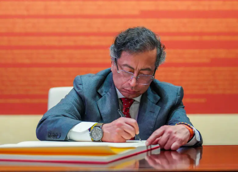 El presidente Gustavo Petro respondió a las acusaciones de Estados Unidos. FOTO: Presidencia