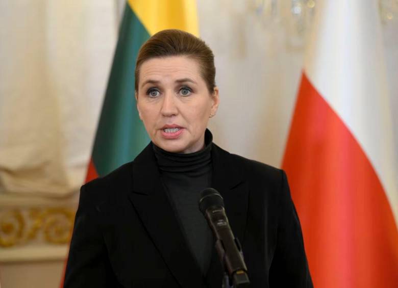 La primera ministra danesa, Mette Frederiksen afirmó que las solicitudes de Rusia ponen en riesgo a toda Europa. Foto: AFP