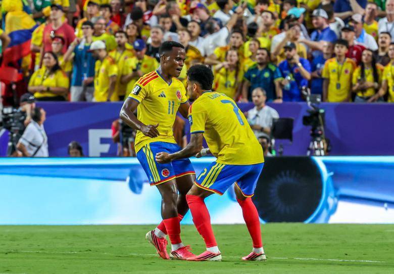 El futbolista Jhon Arias marcó el gol con lo que Colombia se metió a los octavos de final del Mundial de Norteamérica. Foto: Getty