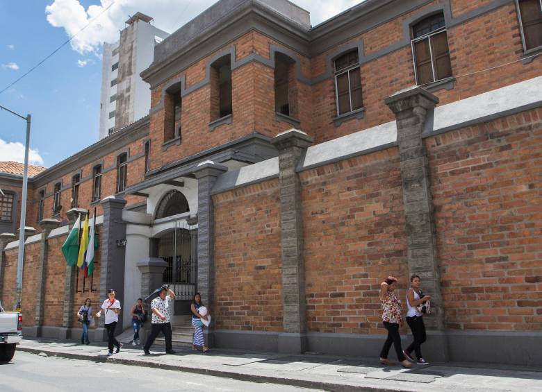 Estación de Policía de La Candelaria, en el centro de Medellín. FOTO: Archivo EL COLOMBIANO