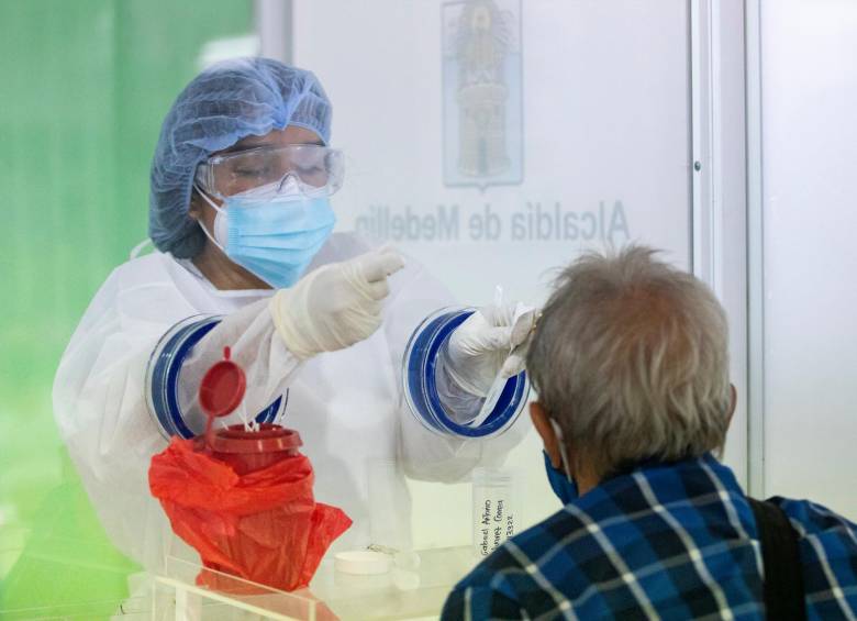8.489.080 de pruebas, entre PCR y de antígenos, se han realizado en Colombia para la detección del coronavirus, según datos del Instituto Nacional de Salud (INS). FOTO Camilo suárez