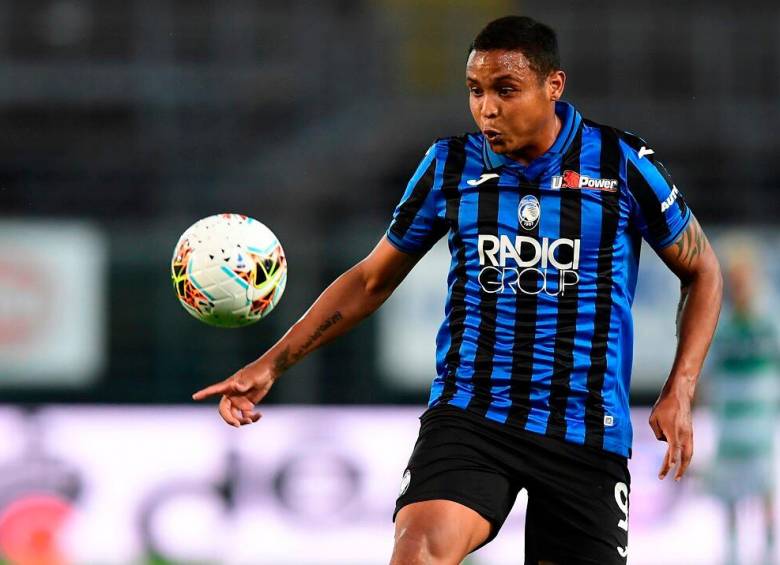 Luis Fernando Muriel espera ser protagonista en el cuadro italiano ante el Leipzig. FOTO: AFP