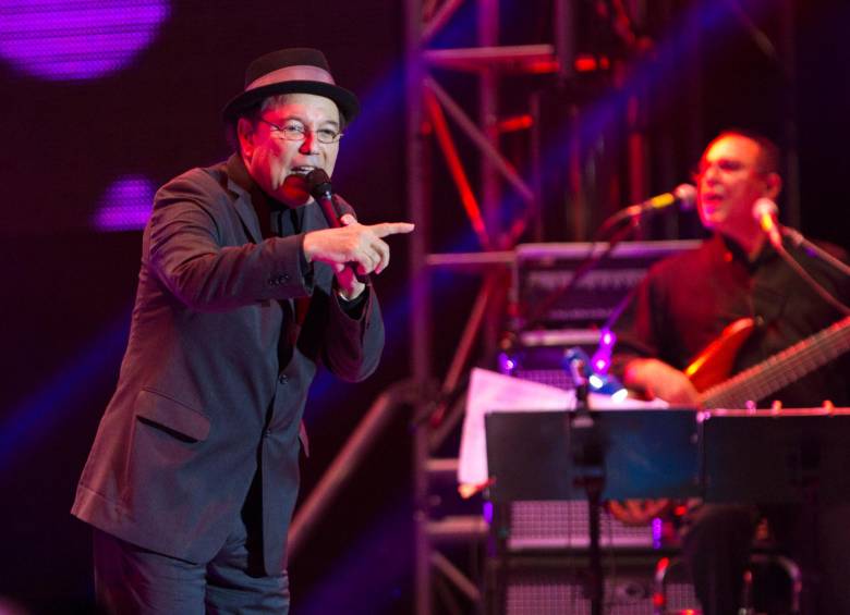 Rubén Blades en uno de sus conciertos en Medellín. Foto: EL COLOMBIANO