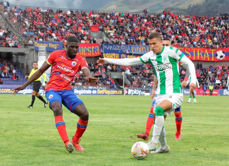 Atlético Nacional definirá su paso a la final frente al Deportivo Pasto, que también tiene opciones de meterse en el partido que define al ganador del título del primer semestre. FOTO: COLPRENSA 