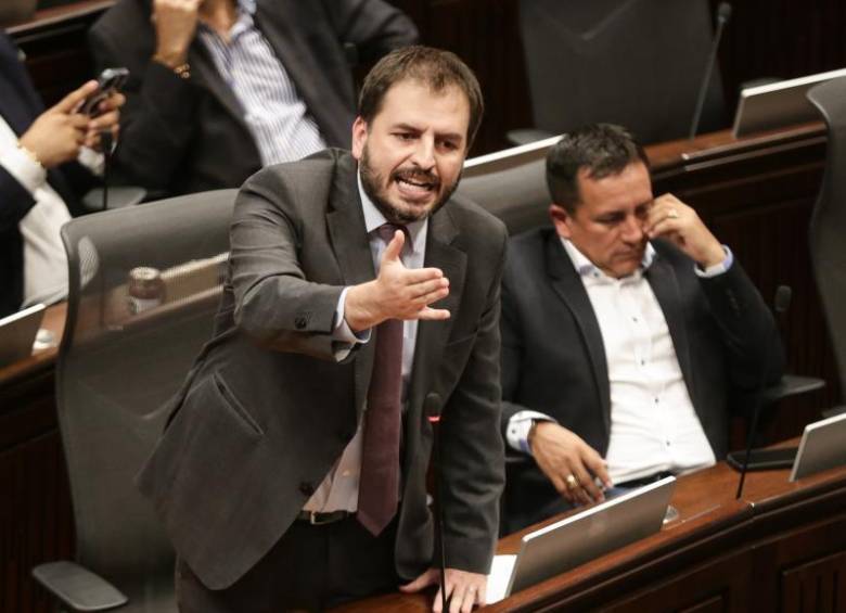 El representante Andrés Forero es una de las figuras más representativas del Centro Democrático en el Legislativo. Foto: Colprensa