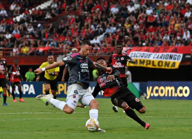 Luciano Pons le dio el triunfo al DIM en Cúcuta en el inicio de la serie de los cuartos de final de la Copa Betplay. FOTO la opinión