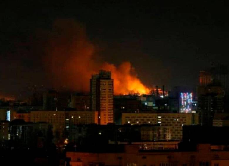 Los rusos pretenden tomar el control total de la capital. FOTO Twitter @AlertaNews24.