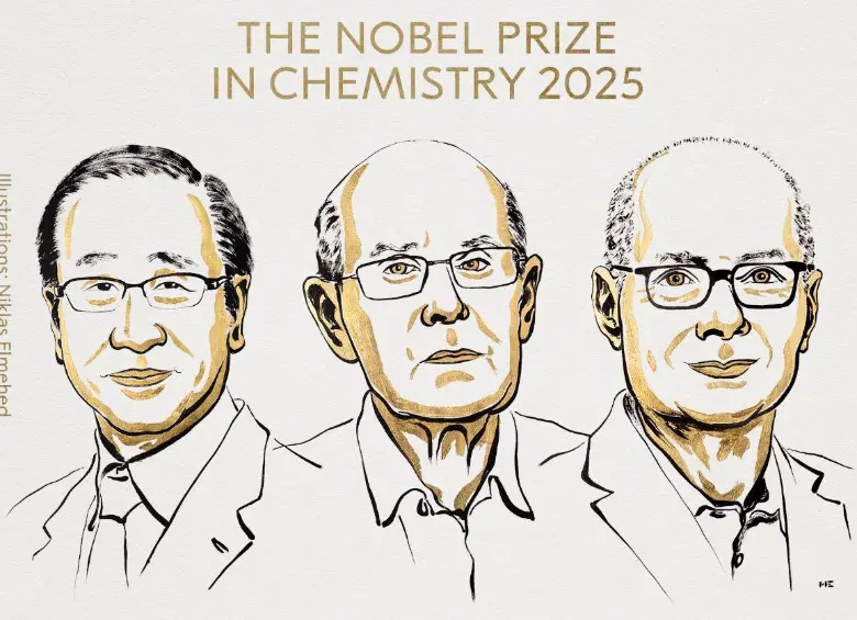 Los nombres de Yaghi, de 60 años, y Kitagawa, de 74, estaban desde hace años en las quinielas para el galardón de Química, el tercero de la semana de los Nobel. FOTO: Cortesía