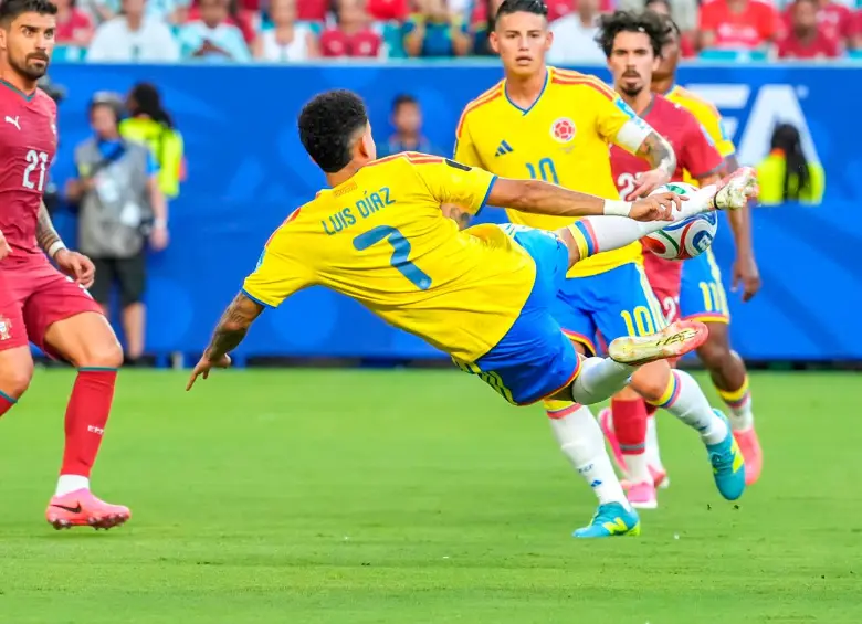 Luis Díaz, uno de los referentes de Colombia para el duelo de este viernes ante Ghana. FOTO: Juan Antonio Sánchez
