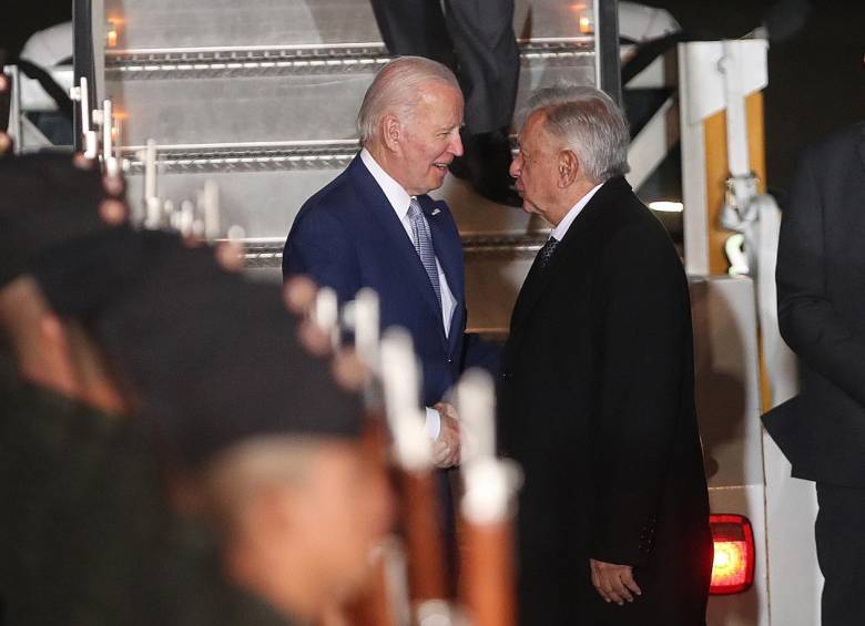 Biden llegó al país este domingo. Foto: EFE
